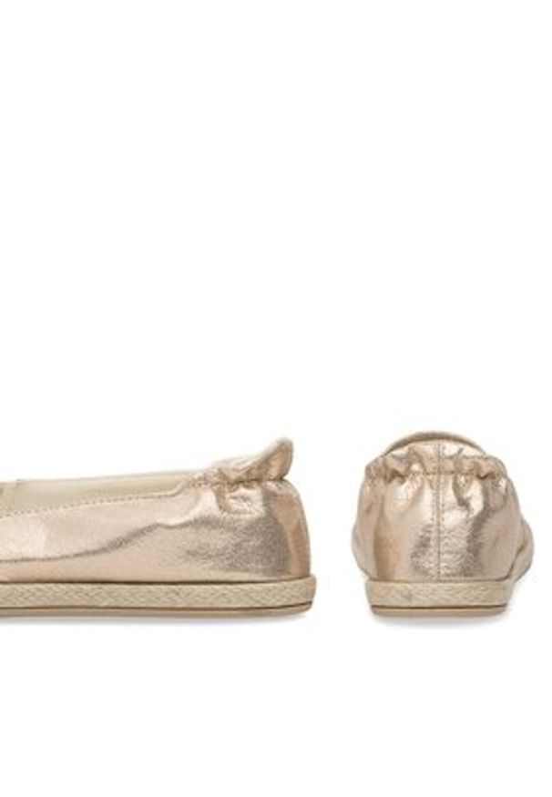 Jenny Fairy Espadryle KAYLA WSK1609-05 Złoty. Kolor: złoty. Materiał: materiał