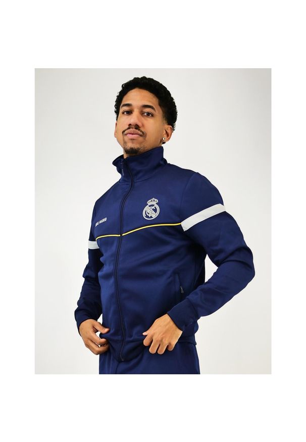 Dres treningowy Real Madrid męski 25/26. Kolor: niebieski, wielokolorowy. Materiał: dresówka. Sport: piłka nożna, fitness
