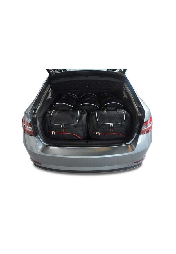 KJUST - Torby Do Bagażnika Skoda Superb Liftback 2015-2024 5Szt Kjust. Kolor: czarny. Styl: sportowy