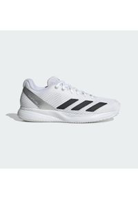 Adidas - Buty Courtflash Speed 2 Tennis. Kolor: czarny, biały, wielokolorowy. Materiał: materiał. Sport: turystyka piesza, tenis