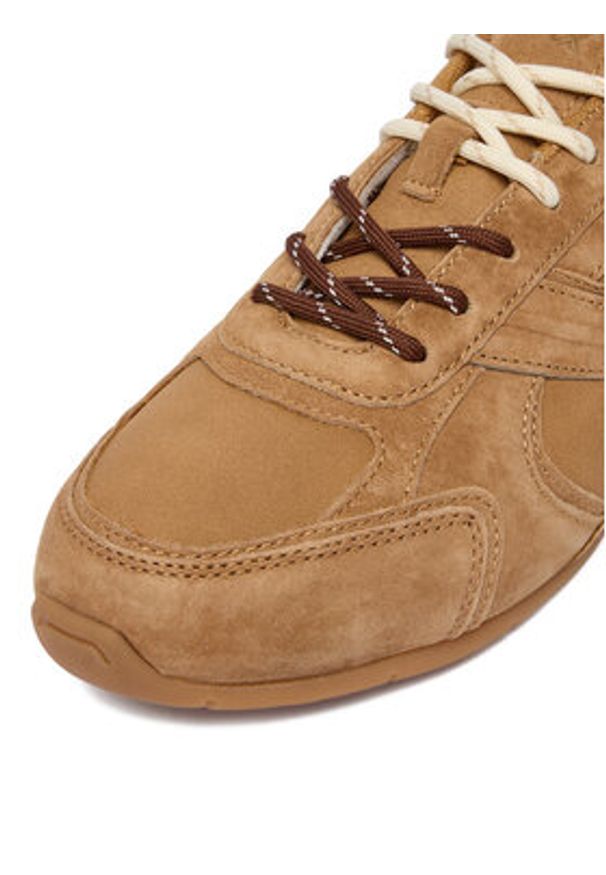 MEXX Sneakersy EO-MI001011061W Brązowy. Kolor: brązowy. Materiał: skóra, zamsz