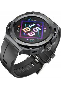 Smartwatch Hoco HOCO smartwatch z funkcją rozmowy Y14 czarny. Rodzaj zegarka: smartwatch. Kolor: czarny #1