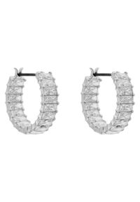Swarovski Kolczyki Matrix 5733397 Srebrny. Materiał: metalowe. Kolor: srebrny