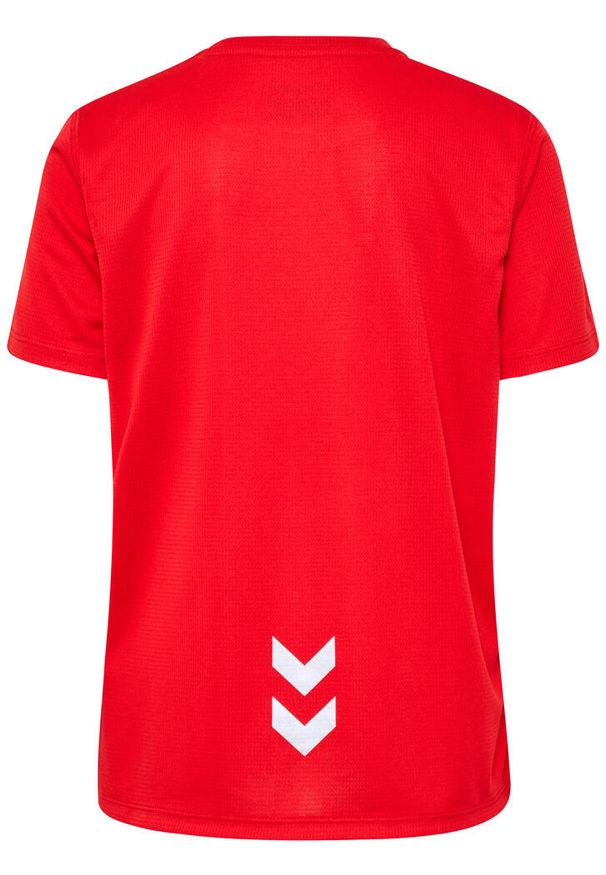 Koszulka dla dzieci Hummel. Kolor: wielokolorowy, czerwony, różowy. Sport: bieganie, piłka nożna