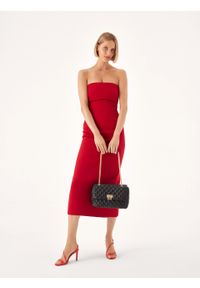 Kazar - Czarna pikowana torebka z łańcuchem. Kolor: czarny. Wzór: gładki. Materiał: skórzane. Styl: casual. Rodzaj torebki: na ramię #2