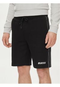 Guess Szorty materiałowe Mickey Z4RD04 KB3P2 Czarny Regular Fit. Kolor: czarny. Materiał: bawełna