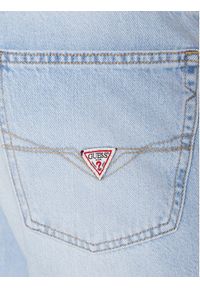 Guess Szorty jeansowe Sonny M3GD01 D4T9F Niebieski Slim Fit. Kolor: niebieski. Materiał: jeans, bawełna