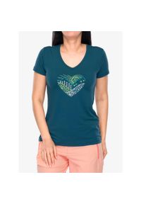 Koszulka z nadrukiem damska CMP Missy T-Shirt. Kolor: zielony. Wzór: nadruk