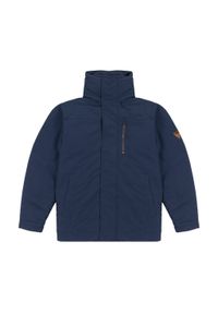 Wrangler - WRANGLER BODYGUARD JACKET MĘSKA KURTKA ZIMOWA Z KAPTUREM CIEPŁA NAVY W40BWW114. Typ kołnierza: kaptur. Sezon: zima