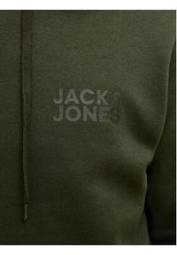Jack & Jones - Jack&Jones Bluza Corp Logo 12152840 Zielony Regular Fit. Kolor: zielony. Materiał: syntetyk #3