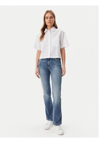 Guess Koszula W5GH98 WH7P1 Biały Regular Fit. Kolor: biały. Materiał: bawełna #4