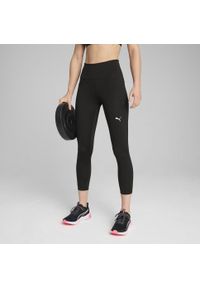 Puma - Damskie legginsy TAD ESSENTIALS o długości 7/8 PUMA Black. Stan: podwyższony. Kolor: czarny. Sport: fitness