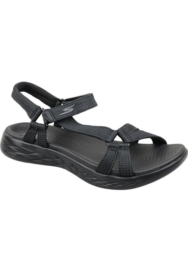 skechers - Sandały damskie, Skechers On The Go 600. Kolor: czarny