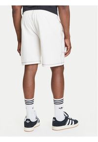Adidas - adidas Szorty sportowe Trefoil Essentials KA8541 Écru Loose Fit. Materiał: syntetyk. Styl: sportowy #5