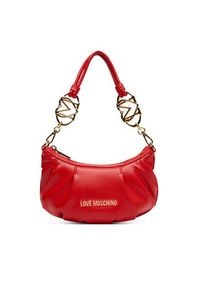 Love Moschino - LOVE MOSCHINO Torebka JC4076PP1NLF0500 Czerwony. Kolor: czerwony. Materiał: skórzane #4