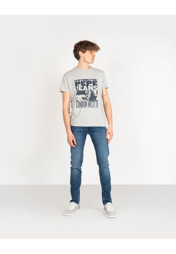 Pepe Jeans Jeansy "Hatch Regular" | PM205895DH74 | Hatch Regular | Mężczyzna | Niebieski. Kolor: niebieski. Wzór: aplikacja