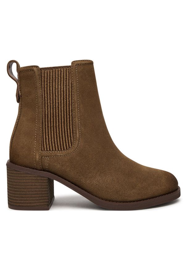 Botki Clarks. Kolor: brązowy