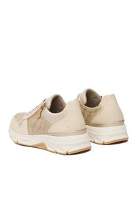 Rieker Sneakersy 48101-60 Beżowy. Kolor: beżowy. Materiał: materiał #4