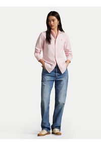 Polo Ralph Lauren Koszula 211891377002 Różowy Regular Fit. Typ kołnierza: polo. Kolor: różowy. Materiał: bawełna