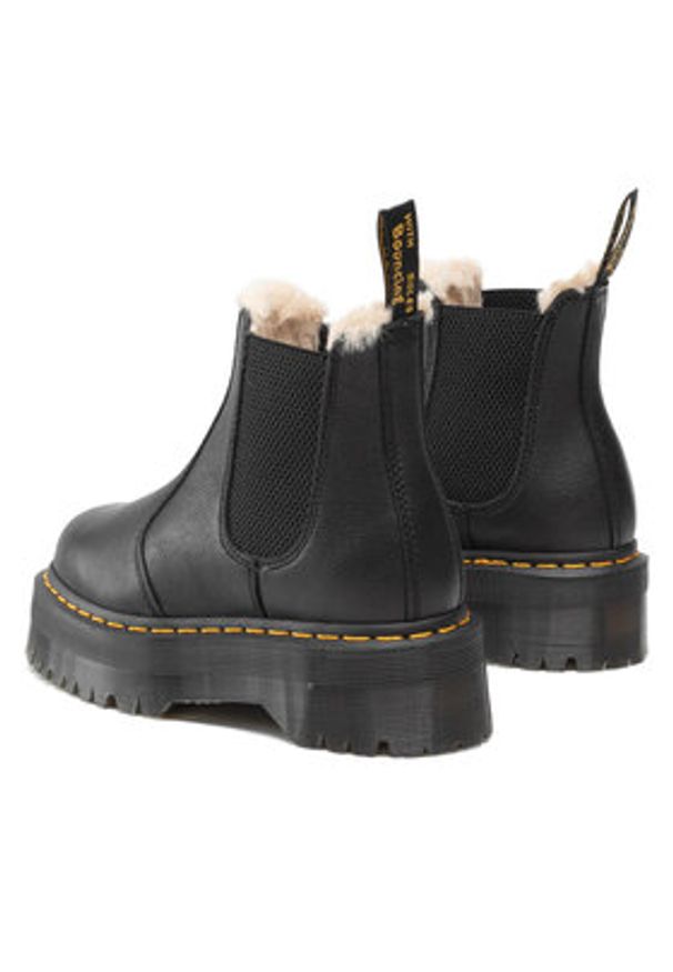 Dr. Martens Sztyblety 2976 Quad Fl 25635001 Czarny. Kolor: czarny. Materiał: skóra
