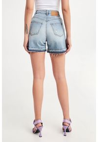 Ermanno Firenze - Spodenki jeansowe ERMANNO FIRENZE. Materiał: jeans. Wzór: kolorowy #7