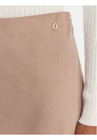 Guess Spódnica midi W6RD15 WJ472 Beżowy Regular Fit. Kolor: beżowy. Materiał: syntetyk #4