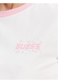 Guess T-Shirt V5GI11 I3Z14 Biały Regular Fit. Kolor: biały. Materiał: bawełna #4