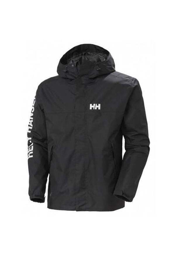 Kurtka trekkingowa męska Helly Hansen Ervik. Typ kołnierza: kaptur. Kolor: czarny, biały, wielokolorowy. Styl: klasyczny