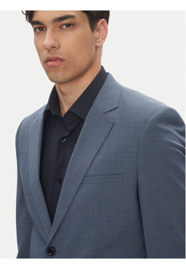 Hugo - HUGO Garnitur Arti-Hesten253X 50545457 Niebieski Extra Slim Fit. Kolor: niebieski. Materiał: syntetyk