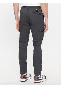 Tommy Jeans Spodnie materiałowe Tjm Austin Cargo DM0DM18341 Szary Regular Fit. Kolor: szary. Materiał: bawełna