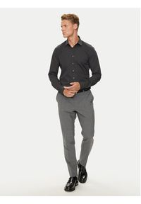 Calvin Klein Koszula K10K113536 Czarny Slim Fit. Kolor: czarny. Materiał: bawełna #4