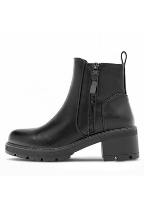 Clara Barson Botki BRIGITTE HL23202 Czarny. Kolor: czarny. Materiał: syntetyk