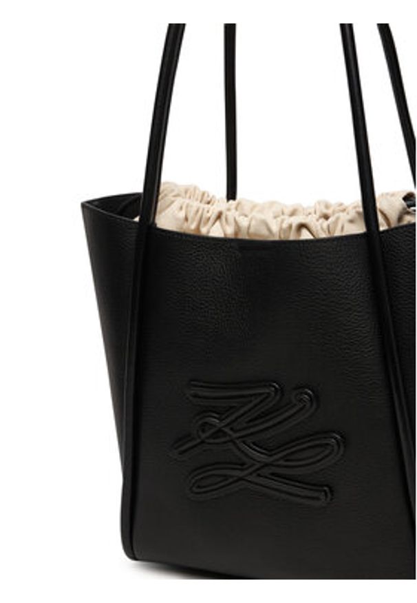 Karl Lagerfeld - KARL LAGERFELD Torebka B2W30051 Czarny. Kolor: czarny. Materiał: skórzane