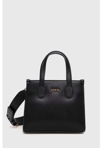 Guess torebka kolor czarny. Kolor: czarny. Rodzaj torebki: na ramię #1