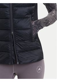 Adidas by Stella McCartney - adidas by Stella McCartney Bezrękawnik True Nature Golf JW2028 Czarny Slim Fit. Typ kołnierza: golf. Kolor: czarny. Materiał: syntetyk. Długość rękawa: bez rękawów. Sport: golf #3