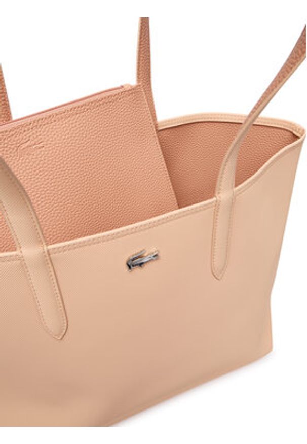 Lacoste Torebka Anna NF2142AA Różowy. Kolor: różowy. Materiał: skórzane