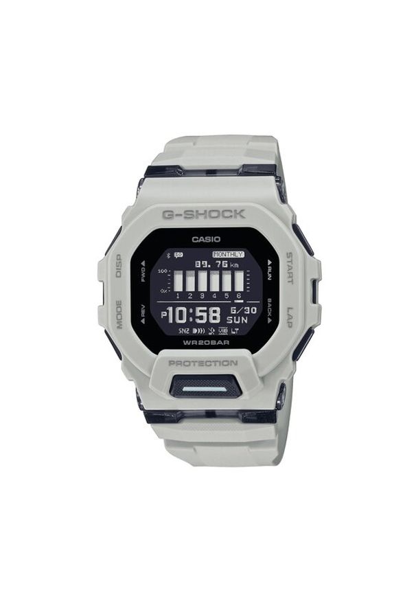 G-Shock Zegarek GBD-200UU-9ER Biały. Kolor: biały