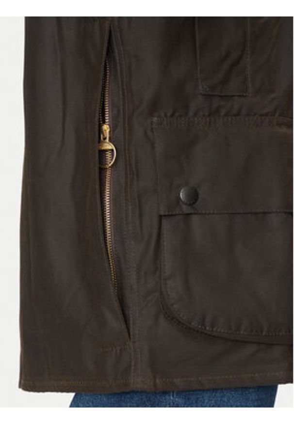 Barbour Kurtka przejściowa Beaufort MWX0002OL71 Brązowy Relaxed Fit. Kolor: brązowy. Materiał: bawełna