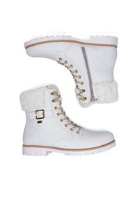 Remonte Trzewiki D8481-80 Biały. Kolor: biały. Materiał: skóra #3