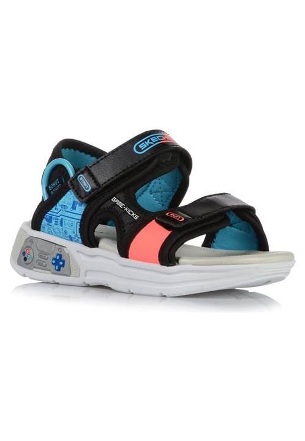 skechers - Buty do chodzenia dla dzieci Skechers Power Splash. Kolor: czarny. Materiał: materiał, syntetyk