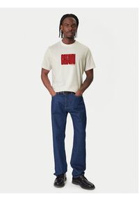 Calvin Klein T-Shirt Maze Graphic LV04RE832G Biały Regular Fit. Kolor: biały. Materiał: bawełna #4