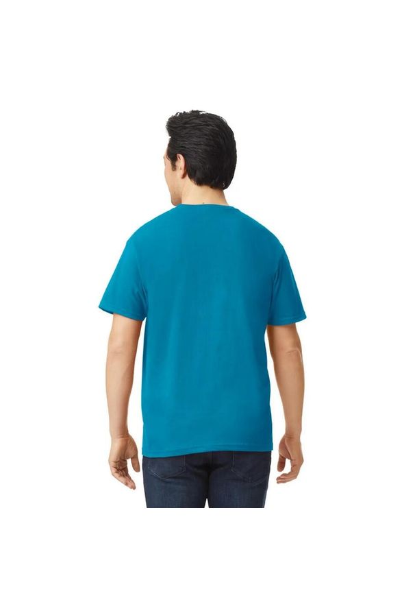 GILDAN - Koszulka Softstyle Dla Dorosłych Unisex. Kolor: niebieski, turkusowy, wielokolorowy. Sport: turystyka piesza