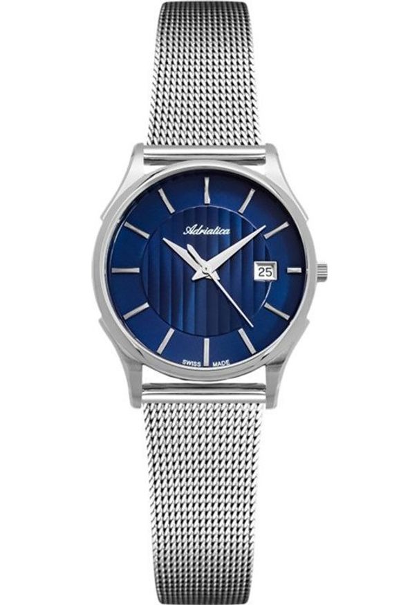 Zegarek Adriatica Zegarek damski Adriatica A3146.5115Q srebrny. Kolor: srebrny