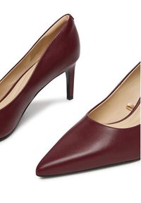 Calvin Klein Szpilki Ess Stiletto 70 HW0HW02607 Bordowy. Kolor: czerwony. Materiał: skóra. Obcas: na szpilce #6