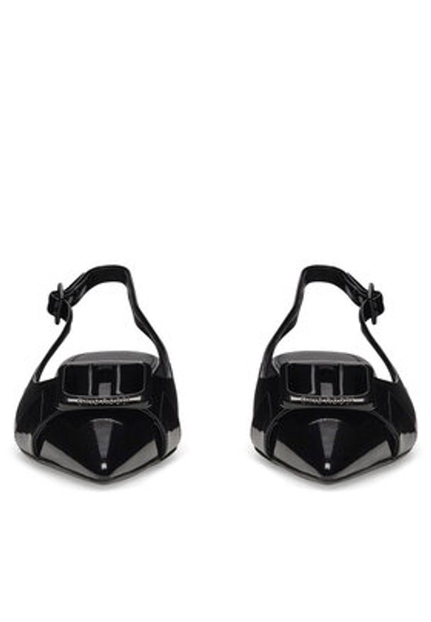 Gino Rossi - GINO ROSSI Baleriny AGORA-V1166-01-1 Czarny. Kolor: czarny. Materiał: skóra, lakier