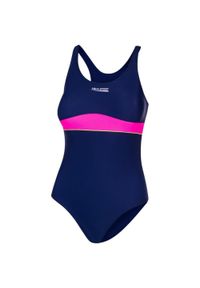 Aqua Speed - Strój jednoczęściowy pływacki dla dzieci EMILY. Kolor: wielokolorowy, niebieski, różowy
