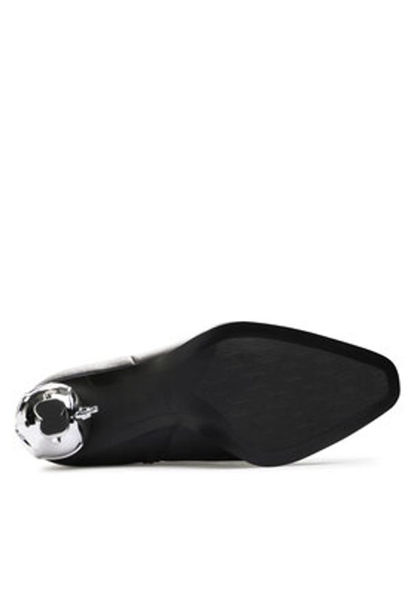 Karl Lagerfeld - KARL LAGERFELD Botki KL39035 Czarny. Kolor: czarny. Materiał: skóra