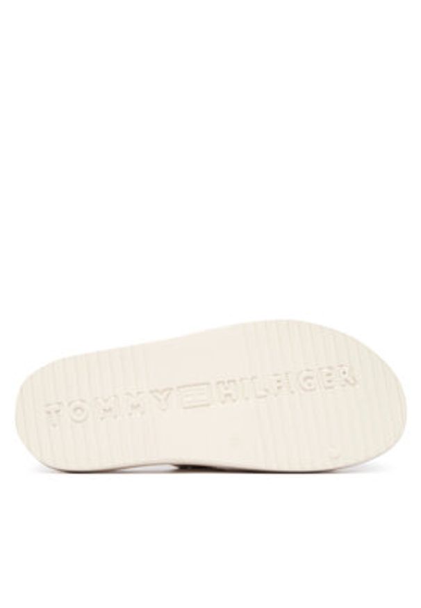 TOMMY HILFIGER - Tommy Hilfiger Klapki FW0FW08953 Biały. Kolor: biały. Materiał: syntetyk