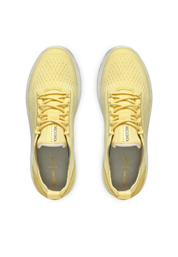 Geox Sneakersy D Spherica D15NUA 06K22 C2004 Żółty. Kolor: żółty. Materiał: materiał