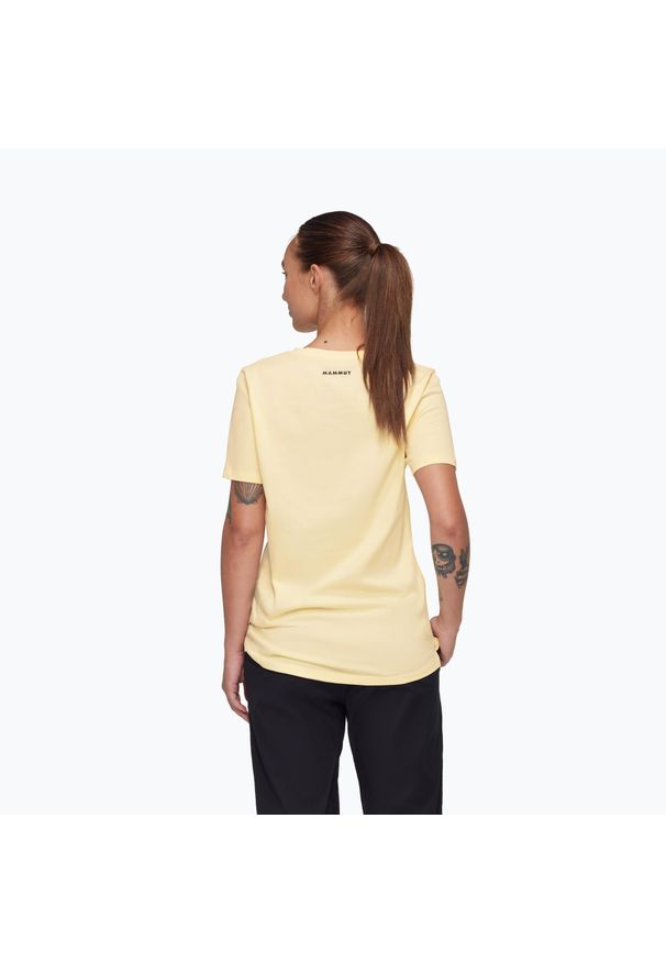 Koszulka damska Mammut Core Classic. Kolor: żółty. Sport: turystyka piesza